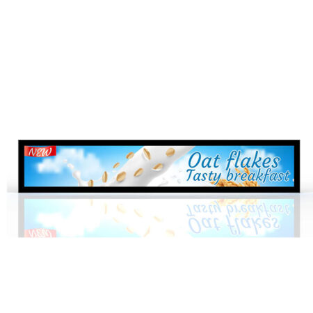 stretched shelf screen for shopping mall