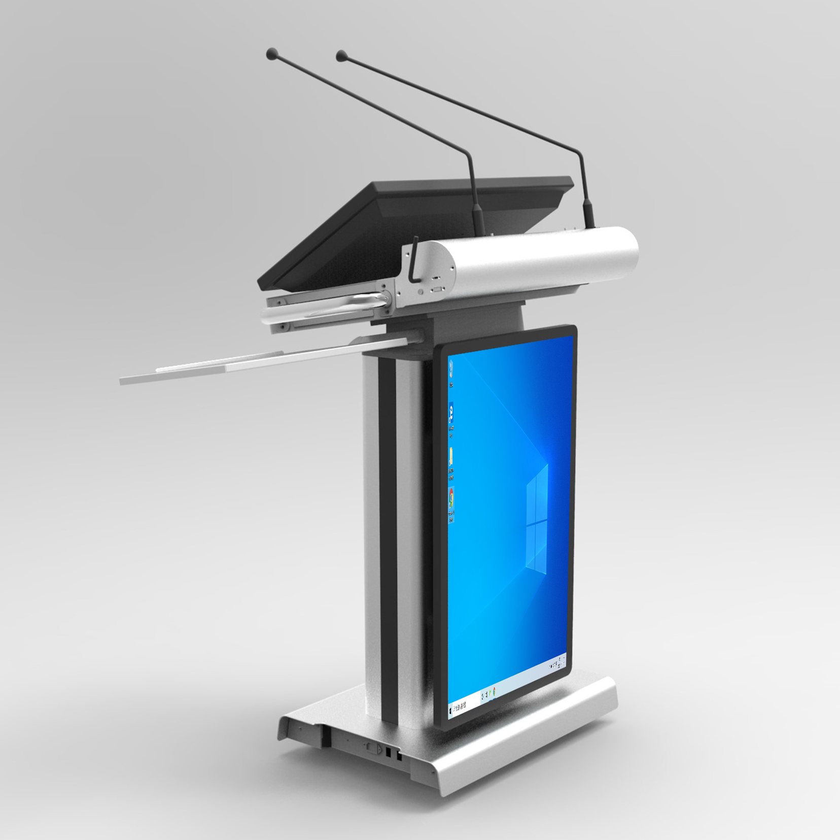 Digital podium with dual motors